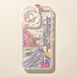 Anime Scenery Flower Pattern Case for Motorola Moto G53 G22 G32 G52 G30 Edge 40 Pro G71 G72 G73 G60S G9 Plus Clear Soft Cover