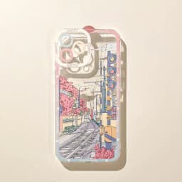 Anime Scenery Flower Pattern Case for Motorola Moto G53 G22 G32 G52 G30 Edge 40 Pro G71 G72 G73 G60S G9 Plus Clear Soft Cover