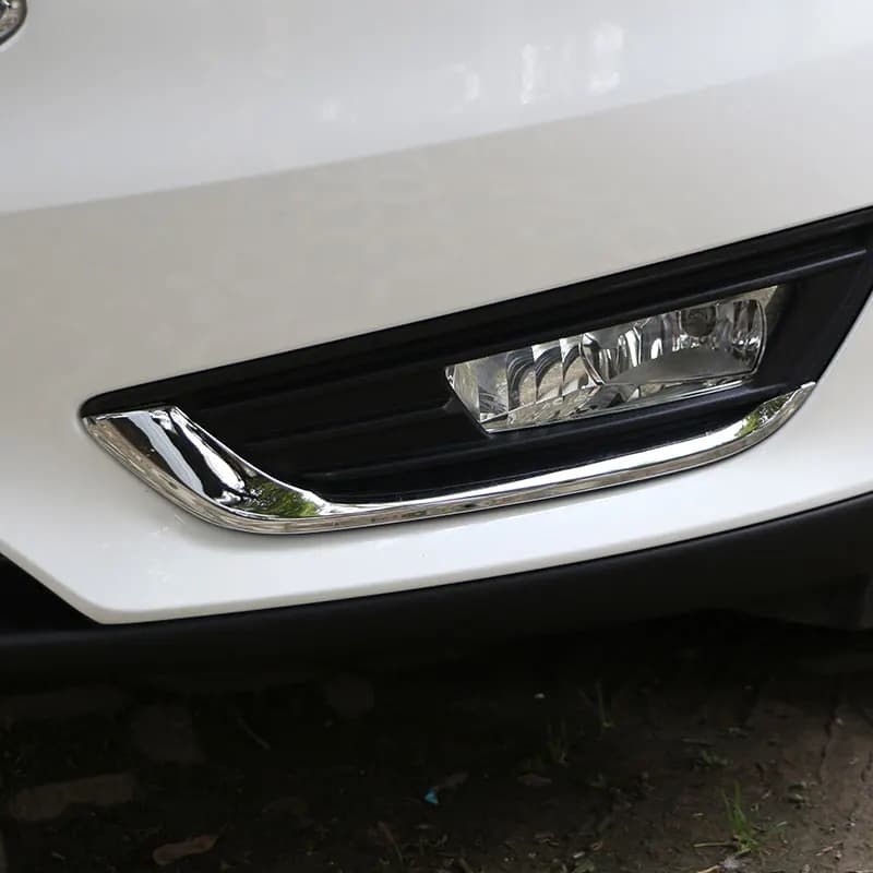Car Fog Lights Trim Sticker Accessories for Ford Focus 3 MK3 2016 2017 2018 2Pcs/Set ABS Chrome Front Fog Lamps Cover Trim