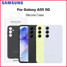 Original For Samsung Galaxy A55 5G Silicone Case Samsung A55 Smartphone Case Silicone Slim EF-PA556