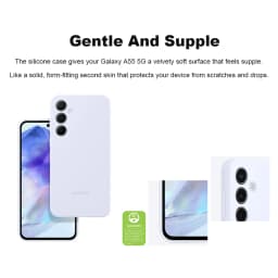 Original For Samsung Galaxy A55 5G Silicone Case Samsung A55 Smartphone Case Silicone Slim EF-PA556