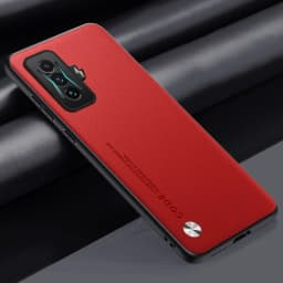 Luxury PU Leather Case For Xiaomi Poco F4 GT Matte Cover Silicone Full Camera Protection Phone Case For Redmi K50 Gaming Coque
