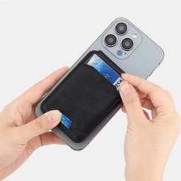 Magsafe Magnetic Leather Wallet Holder Case For iPhone 16 15 14 13 12 Pro Max Mobile Phone Holder Card Bag Covers Accessories