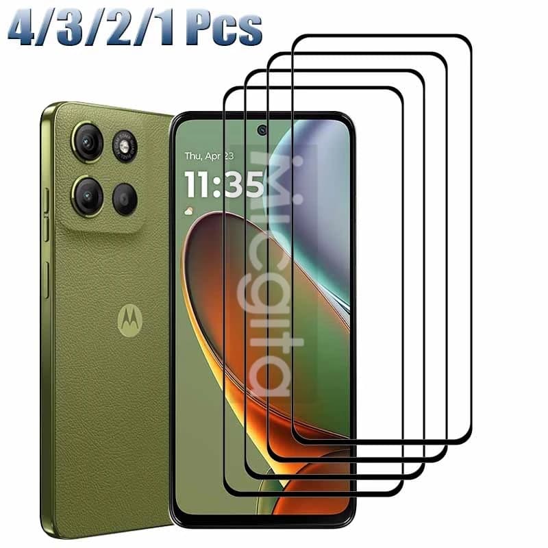 Full Cover For Moto G15 Power G15 Screen protector Front Tempered glass film 9H Anti-Scratch 4/3/2/1PCS