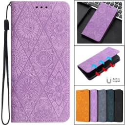 Phone 16 15 14 Plus Vintage Flower Case for iPhone 16 15 14 13 12 11 Pro Xs Max XR 7 8 Case Magnetic Leather Wallet Book Cover