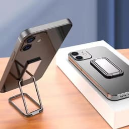 Phone Ring Holder for iPhone Pro Xiaomi Finger Kickstand 360 Degree Rotation Metal Cell Phone Ring Grip Foldable Cellphone Stand