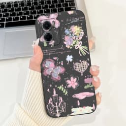 For Xiaomi Redmi 10 5G Elegant Sunflower Tulip Printed Phone Case For Redmi Note 11E Redmi10 5G Soft Silicone Shockproof Cases