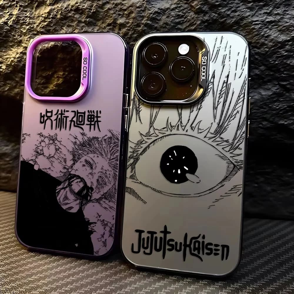Anime Jujutsu Kaisen Phone Case For IPhone 16 15 14 13 12 11 Pro Max X XR XS 7 8 Plus Mini SE 2020 2022 Gojo Satoru