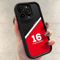 Charles Leclerc 16 F1 Phone Case for iPhone 16e 16 15 14 13 12 11 Pro Max Mini XR XS X 7 8 6 6s Plus Soft TPU Back Cover