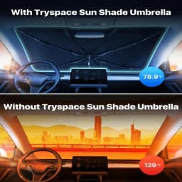 Upgraded Car Sunshade Umbrella Car Front Window Sunshade Cover Car Sunshade Cover Car Windshield Protection Auto Accessories