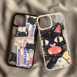 Doodle Angry Cat Phone Case For iPhone 15 16 11 12 13 14 Pro Max 7 8 Plus XS MAX XR SE 2022 Back Cover Clear Fundas