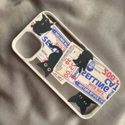 Doodle Angry Cat Phone Case For iPhone 15 16 11 12 13 14 Pro Max 7 8 Plus XS MAX XR SE 2022 Back Cover Clear Fundas