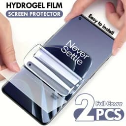 2Pcs Full Cover Hydrogel Film For Oneplus 12 11 11R 10T 10R 10 Pro 9T 9 8 8T 7T 7 Pro Screen Protector Nord 2 HD Protective Film