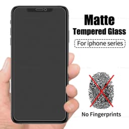 For iPhone 14 Pro Max 13 12 11 Pro Max XS X XR 7 8 14 Plus 13 Mini SE3 HD Matte Tempered Glass Frosted Screen Anti-fingerprint