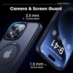 Matte Phone Case with Magnetic Ring Stand for iPhone 17 Pro Max Air 16 15 14 Case Plus 12 13 11 Mobile Cases Ultra Slim Cover