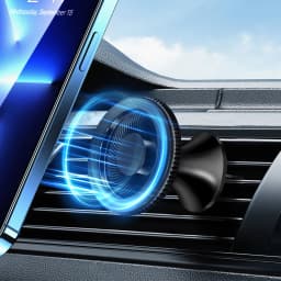 For Magsafe Car Mount Magnetic Car Air Vent Clip Cell Phone Holder 360° Rotation Magnet Car Phone Stand for iPhone Xiaomi Huawei