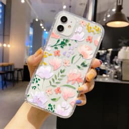 Flower Phone Case For iPhone 13 Case iPhone 16 11 12 17 14 15 Pro Max 12 13 Mini 7 8 Plus XR XS X SE Shockproof Clear Soft Cover