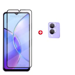 6-in-1 For Vivo Y17S Glass For Vivo Y17S Tempered Glass Phone Film Full Cover Glue 9H Screen Protector For Vivo Y17S Lens Glass