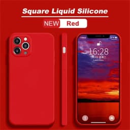 Original Liquid Silicone Case For iPhone 15 14 13 12 11 Pro Max Mini X XR XS 7 8 Plus SE 2020 Shockproof Soft Phone Case Etui