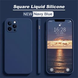 Original Liquid Silicone Case For iPhone 15 14 13 12 11 Pro Max Mini X XR XS 7 8 Plus SE 2020 Shockproof Soft Phone Case Etui