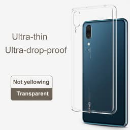 Ultra thin Slim Transparent Crystal shockproof Case For Huawei P20 P30 P40 P50 Lite Pro silicone Clear Solid Color Soft TPU Case
