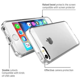 Case For iPhone SE 5S 5 TPU Silicon Durable Clear Transparent Soft Case for APPLE iPhone SE 5S 5 protective Back Cover