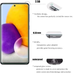 2/4Pcs Tempered Glass For Samsung Galaxy A53-5G Screen Protector Glass Film