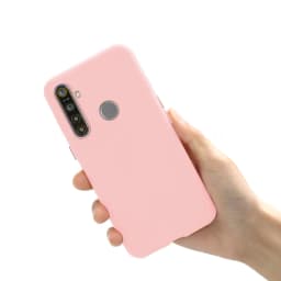 For Realme 5 Pro Case RMX1971 Cute Pure Color Candy Soft Silicone Phone Cases For Oppo Realme 5 5i 5s 5Pro Back Cover Coque Bags