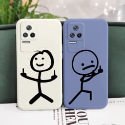 Line Man Phone Case For Xiaomi Poco F8 F7 X7 M6 X6 M5S F5 X5 F4 X4 M4 F3 X3 M3 Pro Ultra 4G 5G GT Liquid Silica Cover