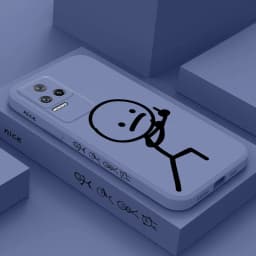 Line Man Phone Case For Xiaomi Poco F8 F7 X7 M6 X6 M5S F5 X5 F4 X4 M4 F3 X3 M3 Pro Ultra 4G 5G GT Liquid Silica Cover