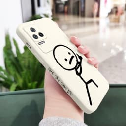 Line Man Phone Case For Xiaomi Poco F8 F7 X7 M6 X6 M5S F5 X5 F4 X4 M4 F3 X3 M3 Pro Ultra 4G 5G GT Liquid Silica Cover