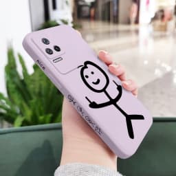 Line Man Phone Case For Xiaomi Poco F8 F7 X7 M6 X6 M5S F5 X5 F4 X4 M4 F3 X3 M3 Pro Ultra 4G 5G GT Liquid Silica Cover