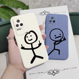 Line Man Phone Case For Xiaomi Poco F8 F7 X7 M6 X6 M5S F5 X5 F4 X4 M4 F3 X3 M3 Pro Ultra 4G 5G GT Liquid Silica Cover