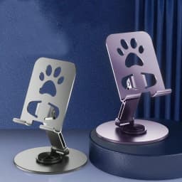 1 Piece of All Metal Desktop Phone Stand, Rotatable and Foldable, Popular Live Streaming Learning Stand, Desktop Universal Type