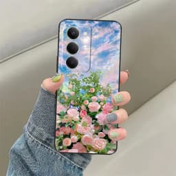 For Redmi 15 Case 2025 Cute Flowers Coque Soft Liquid Silicone Back Cover For Redmi 15 Phone Cases Redmi15 5G 4G Fundas Shells