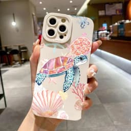 Colorful Painted Soft Silicone Phone Case For iPhone 17 11 12 13 14 15 16 Pro Max XS XR 7 8 Plus 16E 17 Air Shockproof TPU Cover