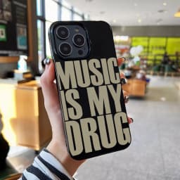 MUSIC IS MY DRUG Case For IPhone 16 Cases IPhone 15 Pro Max Case For IPhone 14 13 12 11 XS X XR 7 8 Plus Cover Case Funda