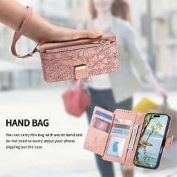 6-Card Zipper Leather Wallet Case for Xiaomi Redmi Note 17 Pro Max 15 14 13 12 11 Pro Plus Note14 Pro+ 4G 5G Magnet Flip Cover