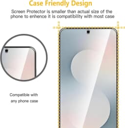 For Samsung Galaxy S25 FE 9H 2/4pcs HD Tempered Glass Film