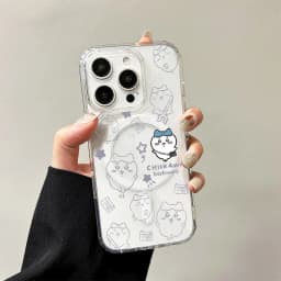 C-Chiikawas Magnetic Case for Samsung Galaxy S25 Edge S24 S23 S22 S21 Ultra Plus FE A56 A55 A54 A36 A35 A26 A16 A15 Hard Cover