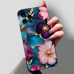 Vintage Floral Pattern Soft TPU Phone Case for Xiaomi 15 13 12 11 Lite 5G 14 14T 13T 12T Poco X7 F6 F5 X6 X5 X3 M6 Pro 4G Cover
