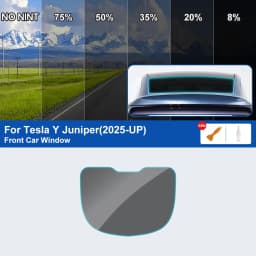 For Tesla Model Y 2025 2026 Juniper Pre-Cut Car Window Privacy Tint Auto Sticker Foils Sunscreen Car Window Tint Film