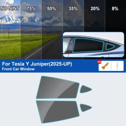 For Tesla Model Y 2025 2026 Juniper Pre-Cut Car Window Privacy Tint Auto Sticker Foils Sunscreen Car Window Tint Film