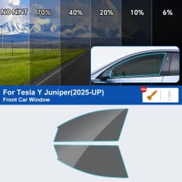 For Tesla Model Y 2025 2026 Juniper Pre-Cut Car Window Privacy Tint Auto Sticker Foils Sunscreen Car Window Tint Film
