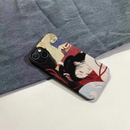 Japanese Ukiyo-e Traditional Figure Mythical Beast Motifs Phone Case for iPhone 18 17 16 15 14 11 12 13 Pro Max Plus Back Cover
