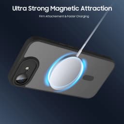 Luxury Matte Magnetic Translucent Case For iPhone 16e Shockproof Protective Cover For Magsafe iPhone 17e Wireless Charge Cover