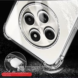 Luxury Clear Phone Case for Xiaomi Poco C75 C67 Back Transparent SoftShockproof Full Cover Poxo Pocco Poko C65 C61 C55 C51 C40