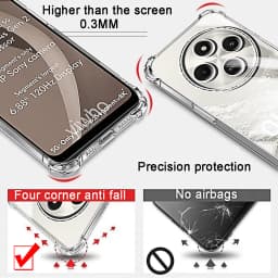 Luxury Clear Phone Case for Xiaomi Poco C75 C67 Back Transparent SoftShockproof Full Cover Poxo Pocco Poko C65 C61 C55 C51 C40
