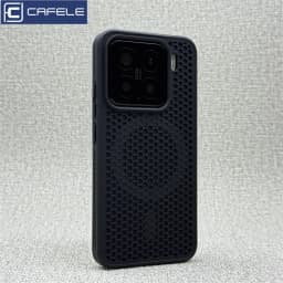 For Xiaomi 15 14 13 13T Pro Case Honeycomb Heat Dissipation Breathable Magnetic Back Cover For Xiaomi Mi 15 Shell
