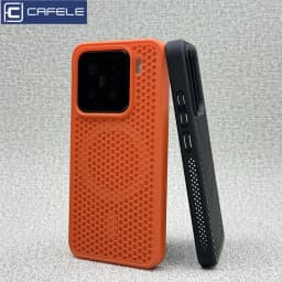 For Xiaomi 15 14 13 13T Pro Case Honeycomb Heat Dissipation Breathable Magnetic Back Cover For Xiaomi Mi 15 Shell